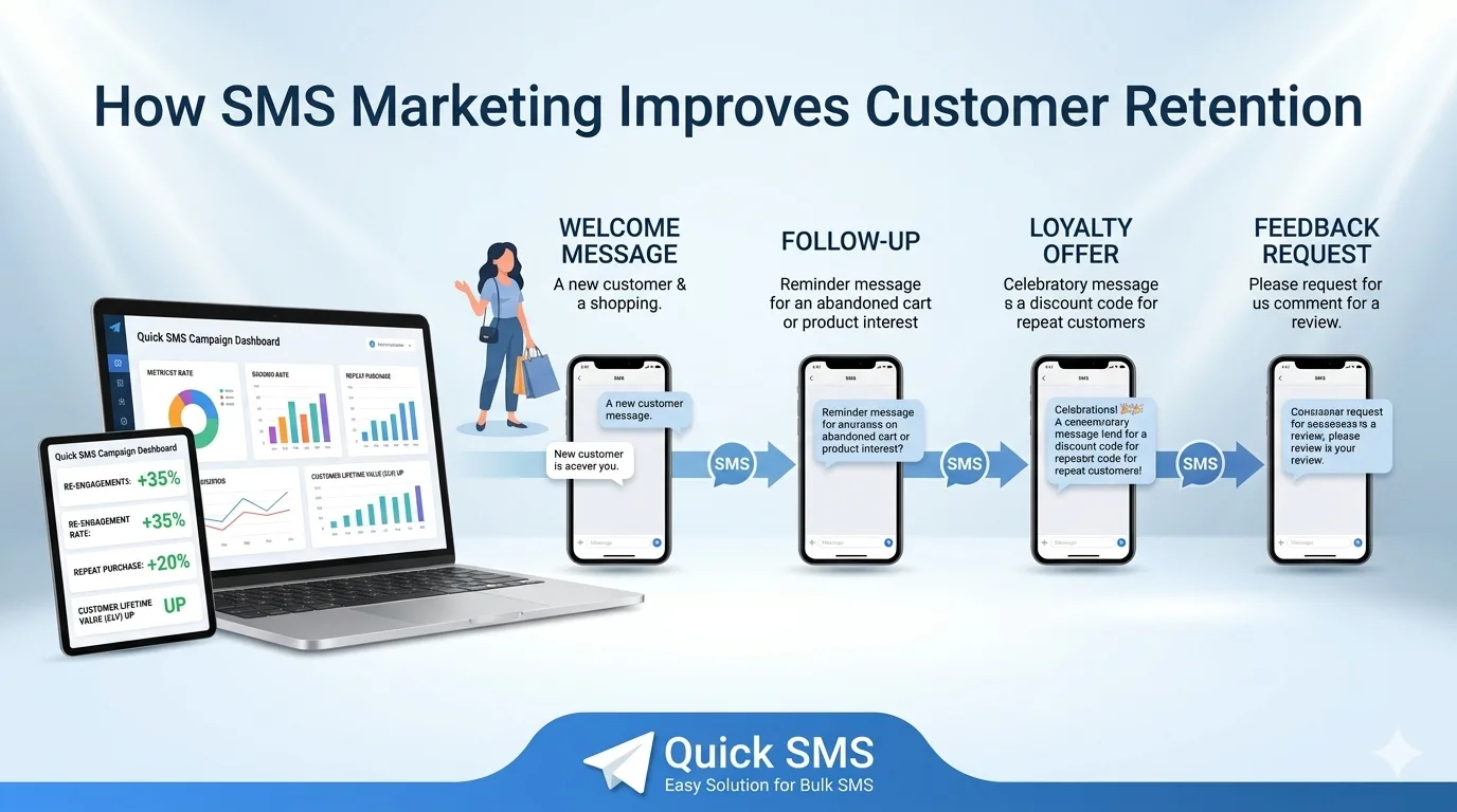 How SMS Marketing Improves Customer Retention